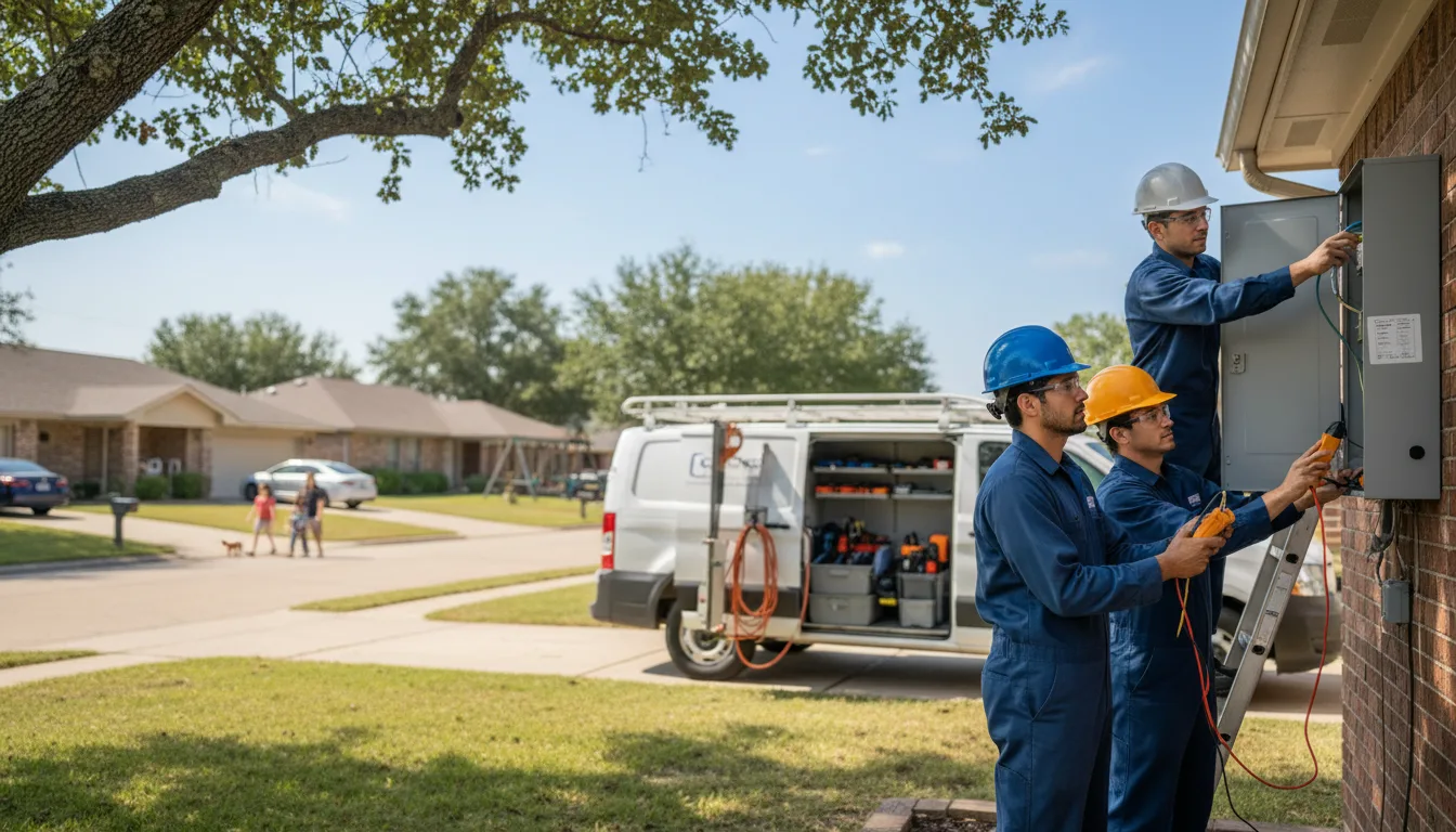 Certified electrician providing emergency electrical services in Estelline, SD